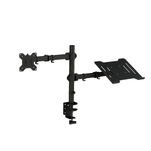 MG Alloy Steel Multi Screen Laptop Desk Bracket Monitor Arm Stand Dual LCD Mounts 90 Degree Tilt 10 27″ 75×75 100×100 VESA