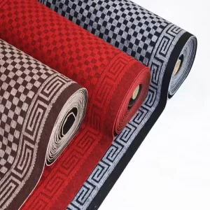 Machine Made Jacquard Loop Pile Modern Exhibition Carpet Needle Punch Plain Design Event Floor Runner Polyester