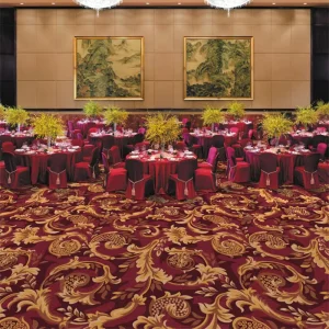 Made of Nylon Wool Polyester Banquet Room Carpet Printed Wall to Wall Carpet