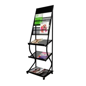 Magazine Display Rack and Flyer Holder