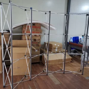 Magnetic Pop-up Curved Wall Display Stand, Exhibition Stand