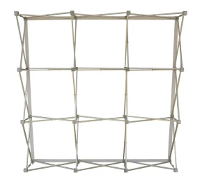 Magnetic Portable Foldable Pop-Up Display Stand with Background Banner