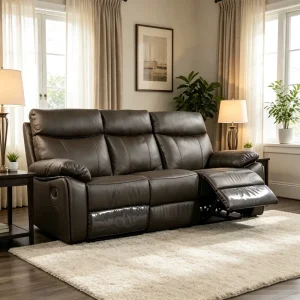 Manual Reclining Sofa 3-2-1 Seat Set with Pillow-Top Arms