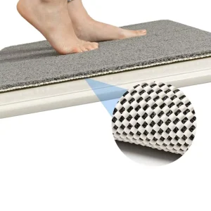 Manufacturer Custom Dust Proof Anti Slip Waterproof Shower Mat PVC Bath Mat