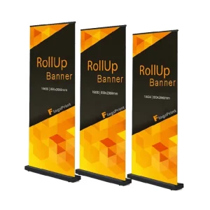 Manufacturer Custom Outdoor Roll-Up Advertising Banner Stand