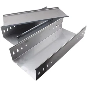 Manufacturer Custom Processing 304 Stainless Steel Ventilated Cable Tray Modern Design Style Metal Wiring Trough Cable Laying
