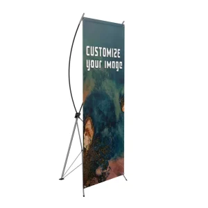 Manufacturer Direct Adjustable Tripod Display Custom Logo X Banner Stand for Promotional Flags and Banners