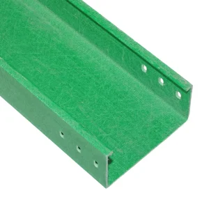 Manufacturer Fiberglass Steel Trough-Type Cable Tray Width 400mm Side Rail Height 150mm