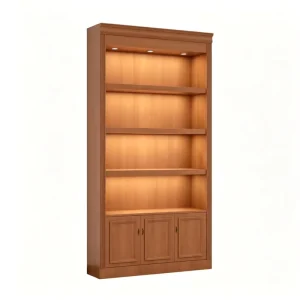 Manufacturer High Gloss Wooden Display Stand LED Strip Lights Multi functional Long lasting Waterproof Eco Friendly Customizable