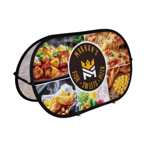 Manufacturer Portable A-Frame Outdoor Folding Banner Sign Stand with Custom Logo