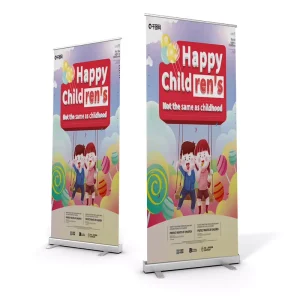 Manufacturer Roll-Up Display Stand Banner for Trade Shows