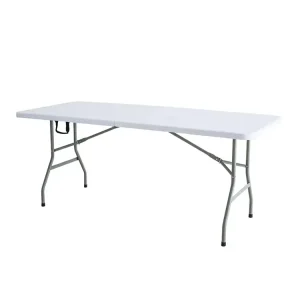 Manufacturer Supplies Portable Folding Training Meeting Table 150cm Rectangular Seats 4-6