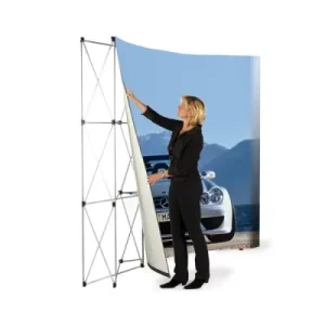 Manufacturer Trade Show Fabric Pop up Display Banner Stand