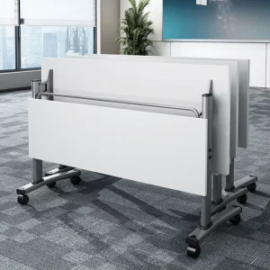 Manufacturer Wooden Folding Office Desk Conference Table for School and Modern Training