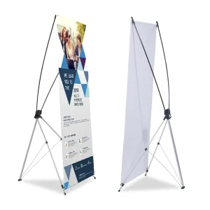 Manufacturer X Stand Banner Display for Exhibition and Advertising