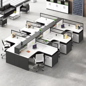Manufacturers Direct Sale Room Partition Screen Staffs Work Station Office Staff Design Desk Table Office Desk Furniture
