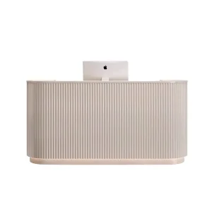 Manufacturer’s Direct Sales Wood Panel Extendable Reception Desk for School and Hospital Use