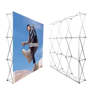 Manufacturing Backdrop Pop-up Banner Stand Fabric Display Aluminum Frame