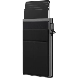 Men Slim Card Holder Wallet RFID Blocking Aluminum Anti Pickpocket Business Gift with Up Function for Bank Cards