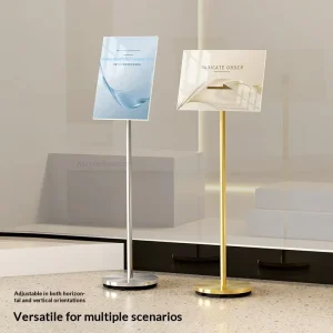 Metal A4 and A3 Vertical Floor-Standing Advertising and Directional Sign Display Board