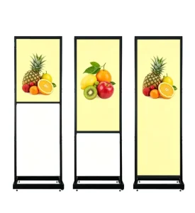 Metal Adjustable Height Poster Stand Sign Board Display Stand Sign Holder Floor Stand