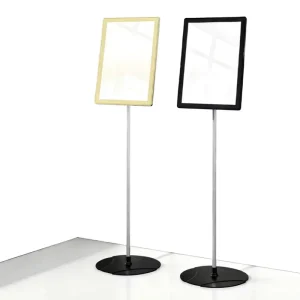 Metal Anti-Rust Poster and Menu Stand for Hotels, Stores and Restaurants