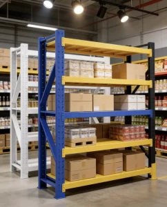 Metal Display Rack Shelving Unit for Supermarket and Retail Store Organization