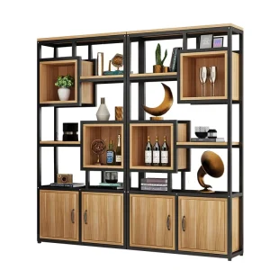 Metal Display Shelf and Bookshelf for Retail, Home, and Office