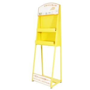 Metal Display Stand Bookshelf for Retail Books Magazines Brochures Pictures and Posters
