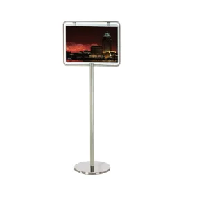 Metal Floor-Standing Poster Display Stand