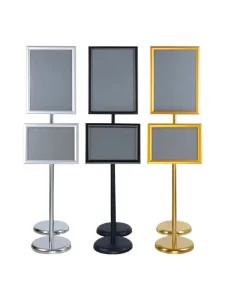Metal Freestanding Hotel Directional Sign Display Board