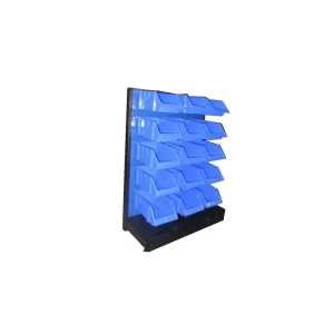 Metal Hardware Display Shelf with Plastic Box for Retail Stores