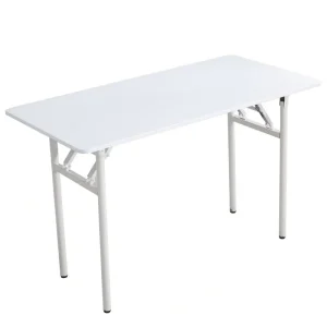 Metal Rectangular Folding Conference Rectangular Strip Table Commercial Multipurpose Promotion Table