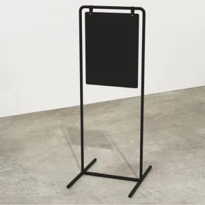 Metal Sidewalk Sign Storefront Sign Stand Heavy-Duty Freestanding Display Sign Frame Rack