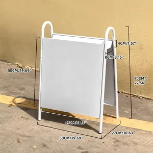 Metal Standing Sign Display Stand