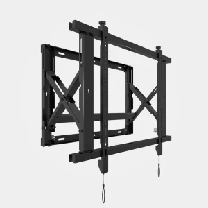 Micro Adjust Pop Out Video Wall Mount Bracket for LCD TV Splicing Advertising Screen TV Wall Mount Cart