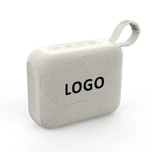 Mini 5W Music Player TWS FM Radio TF USB Playback Fabric Cover Portable Wireless Bluetooth Speaker
