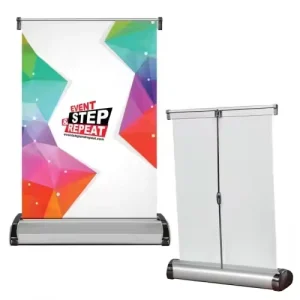Mini A4 A3 Tabletop Roll-Up Banner Stand
