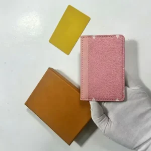 Mini PU Wallet Card Holder and Coin Purse for Men and Women with Box