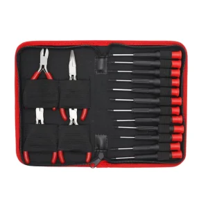 Mini Pliers Screwdriver Bits Set Household Repair Tool Carry Bag Hardware Hand Tools Easy Storage OEM Gift Tool Kit