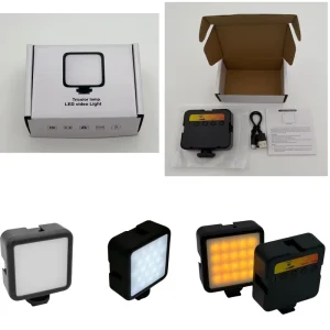 Mini Pocket Fill Light Bi-Color 2500-7000K Color Temperature Shockproof Portable High CRI Ra>95 LED Studio Light