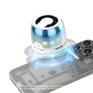 Mini Portable Speaker with Electroplated Design, Compact Travel and Office Audio