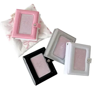 Mini Single-Grid Organizer Album for Business and Fan Card Collection, 3-Inch