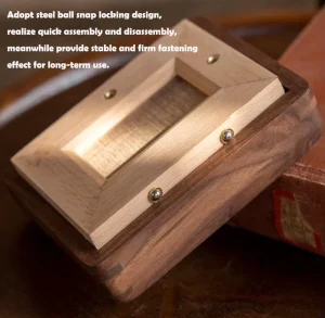 Mini Solid Wood Blind Box Display Frame and Storage Stand for Tabletop or Wall Mounting