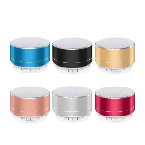 Mini Wireless Speaker Portable Computer and Mobile Phone Speaker with LED Lighting
