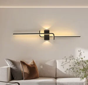 Minimalist Line Wall Light LED Strip Living Room Background Wall Stairway Light with Spotlight Atmosphere Light