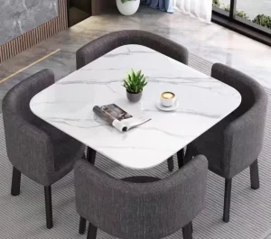 Minimalist Office Negotiation Table and Chair Set Restaurant Leisure Small Round Table