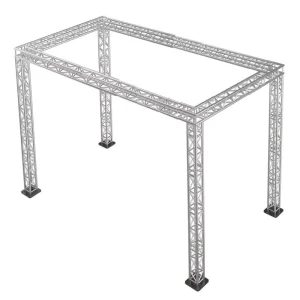 Mobile Aluminum Alloy Event Display Racks Lightweight Modular Design Customizable Sizes