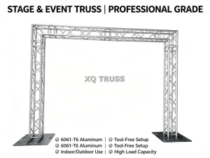 Mobile LED Aluminum Alloy Gantry Truss 1000-3000kg Load Capacity Modular Design for Outdoor Use
