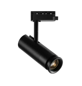 Modern 12W COB LED Track Spotlight Anti Glare Dimmable Zoom for Museum Art Gallery or Exhibition Aluminum Body